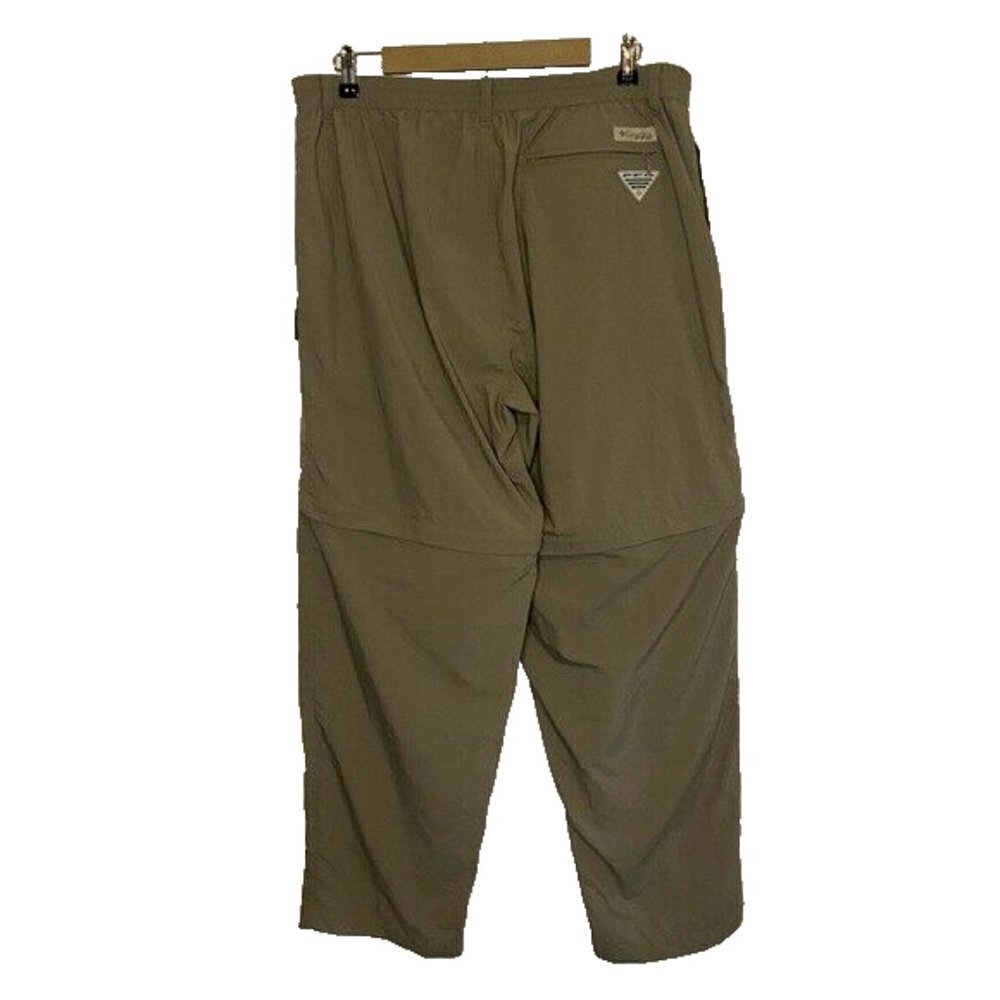 Columbia  Men’s Cargo Pants Size L Tan Omni Shade Convertible Fishing Hiking